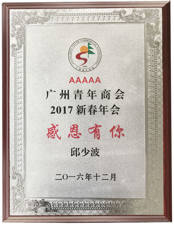 广东bsports移民公司执行总裁荣获感恩有你荣誉奖项