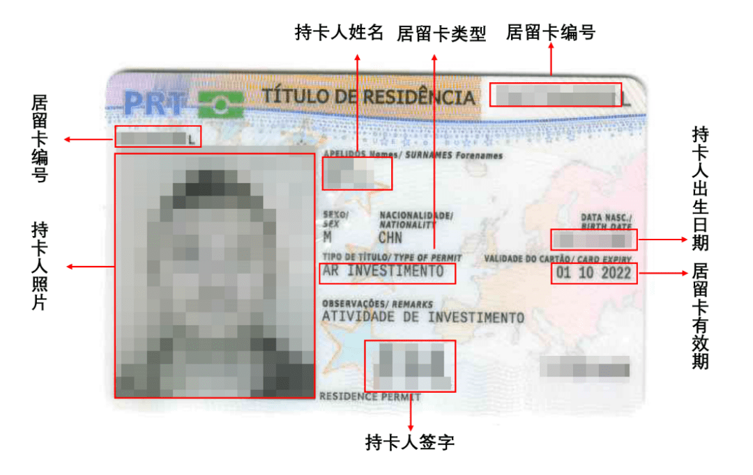 葡萄牙新版黄金居留卡出炉！为应对疫情，首张居留卡有效期将改为两年