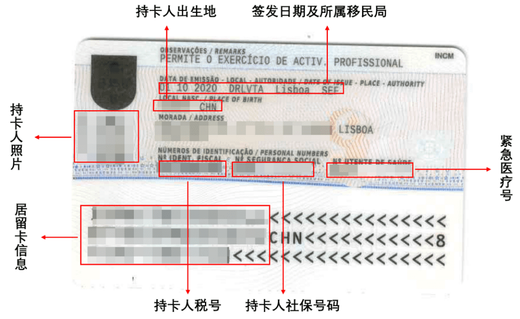 葡萄牙新版黄金居留卡出炉！为应对疫情，首张居留卡有效期将改为两年